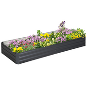 cortex-london-windsor-galvanised-steel-raised-garden-bed-grey