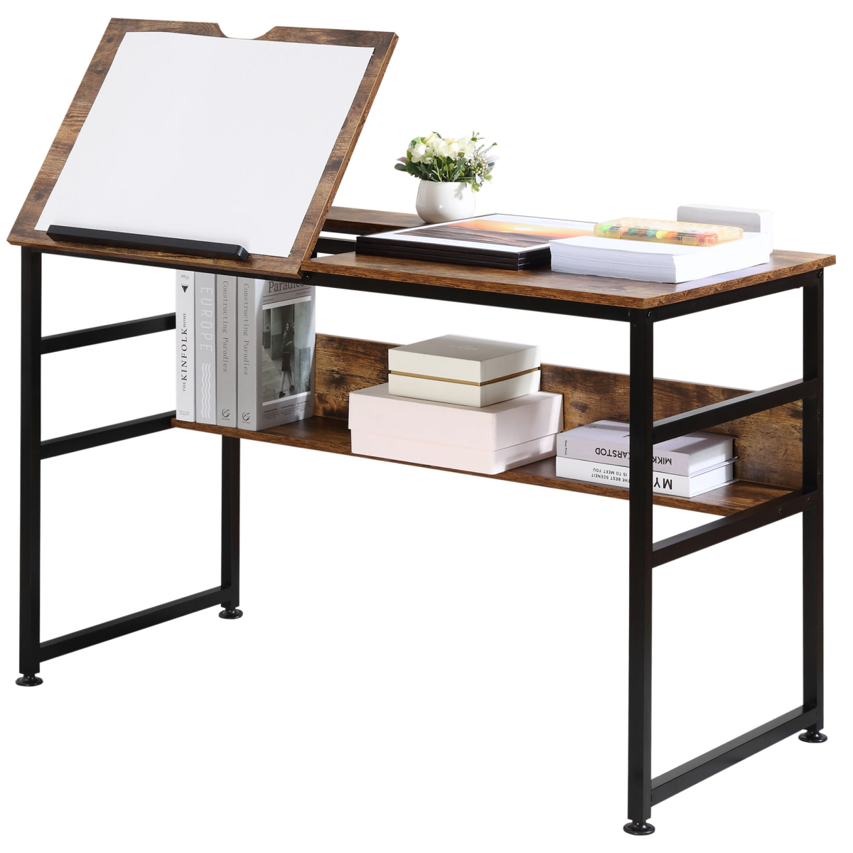 cortex-london-windsor-tiltable-drafting-table-desk-shelf-rustic-brown
