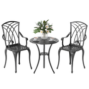 cortex-london-windsor-cast-aluminium-2-seater-garden-table-chair-set-brown