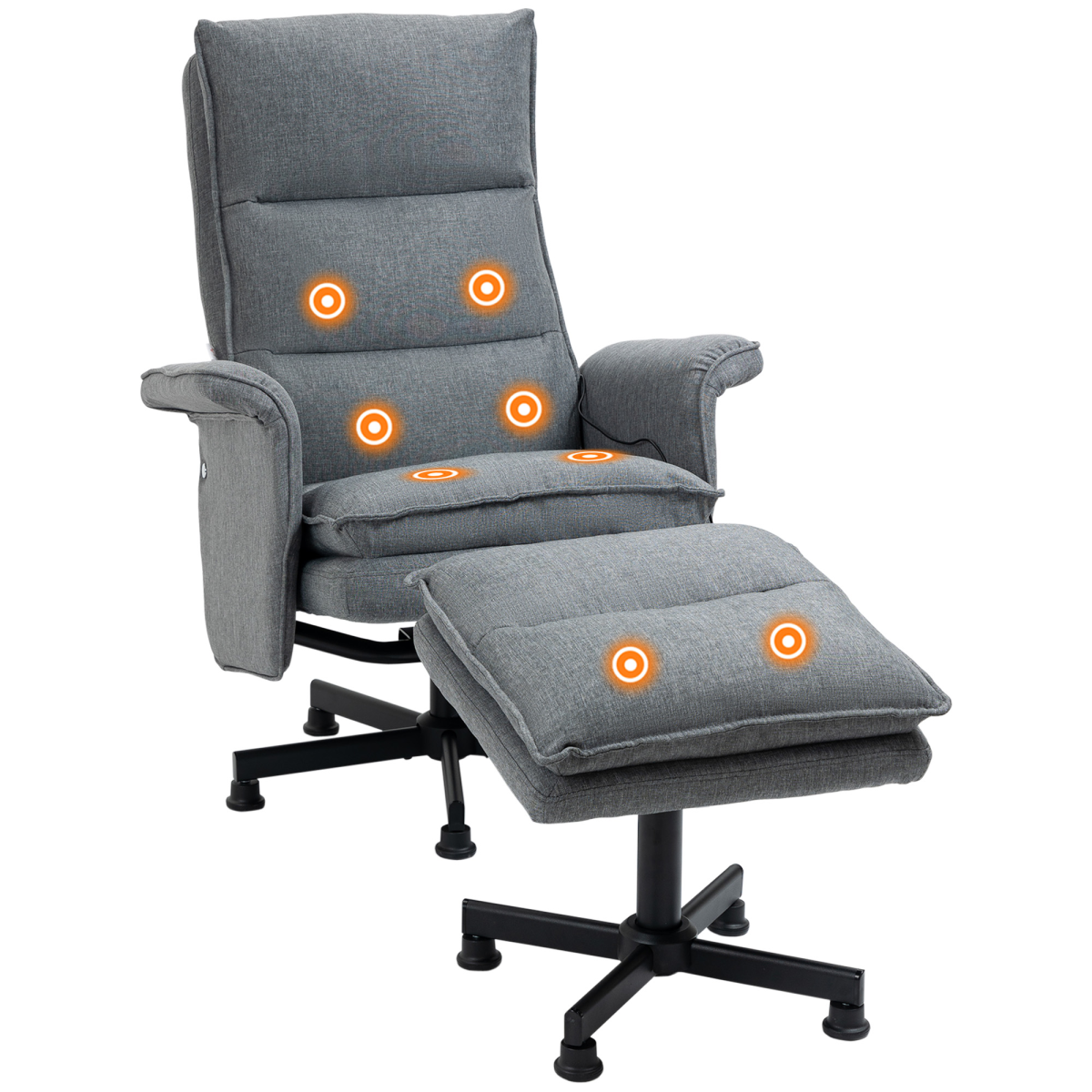 cortex-london-kensington-grey-massage-recliner-chair-footstool