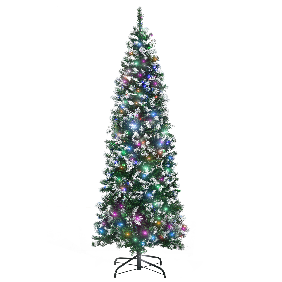 6FTPrelit Artificial Xmas Tree Holiday D��cor w/ 300 Colourful LED Light