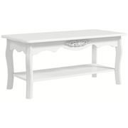 Coffee Table, 94Lx44Wx42H cm-White