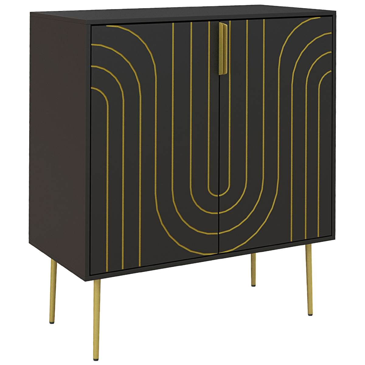 cortex-london-windsor-art-deco-black-storage-cabinet-mdf-metal-adjustable-shelf