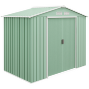 cortex-london-windsor-galvanised-steel-locking-garden-shed-light-green