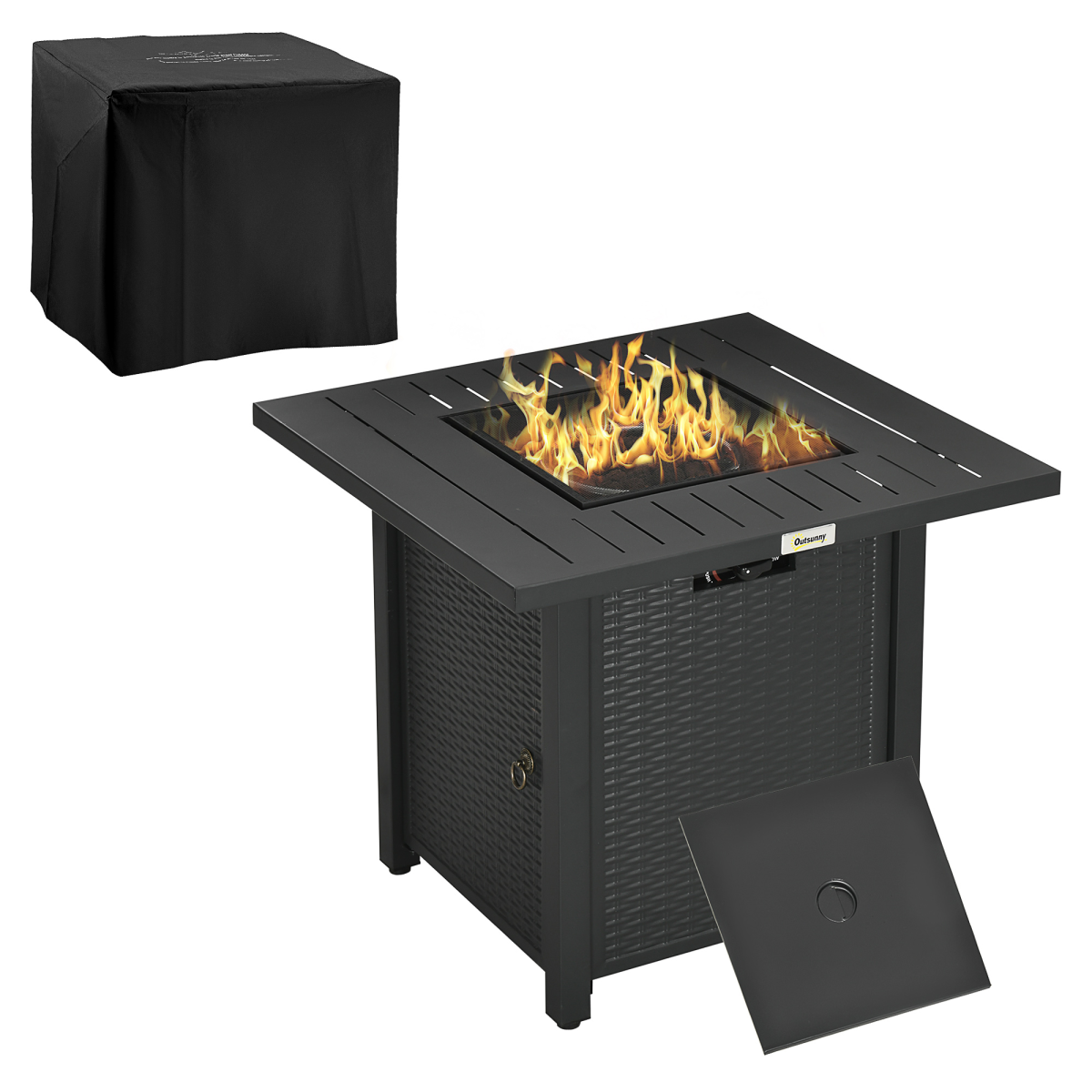 cortex-london-windsor-50000-btu-gas-fire-pit-table-protective-cover-spark-guard