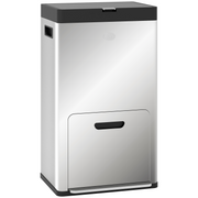 cortex-london-windsor-56l-three-compartment-stainless-steel-kitchen-bin