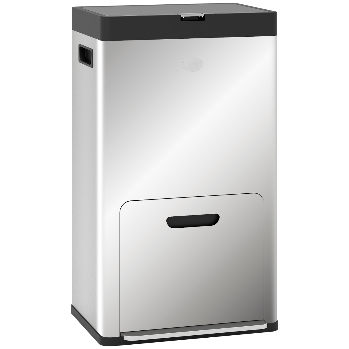 cortex-london-windsor-56l-three-compartment-stainless-steel-kitchen-bin