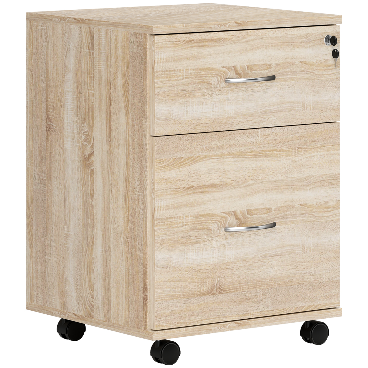 cortex-london-homcom-oak-wood-grain-mobile-filing-cabinet-two-drawers