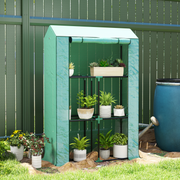 cortex-london-york-mini-walk-in-greenhouse-green-three-tier-steel-polyethylene