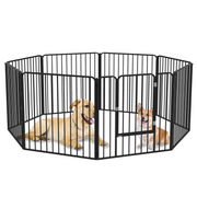 cortex-london-windsor-steel-dog-playpen-8-panel-80cm-black