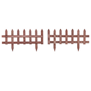 cortex-london-windsor-fir-wood-garden-picket-border-fence-set-of-12-rustic-brown