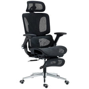 HOMCOM Ergonomic Office Chair, High Back Mesh Desk Chair, Black