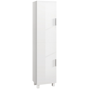 HOMCOM Tall Storage Cabinet with Adjustable Shelves and Double Doors