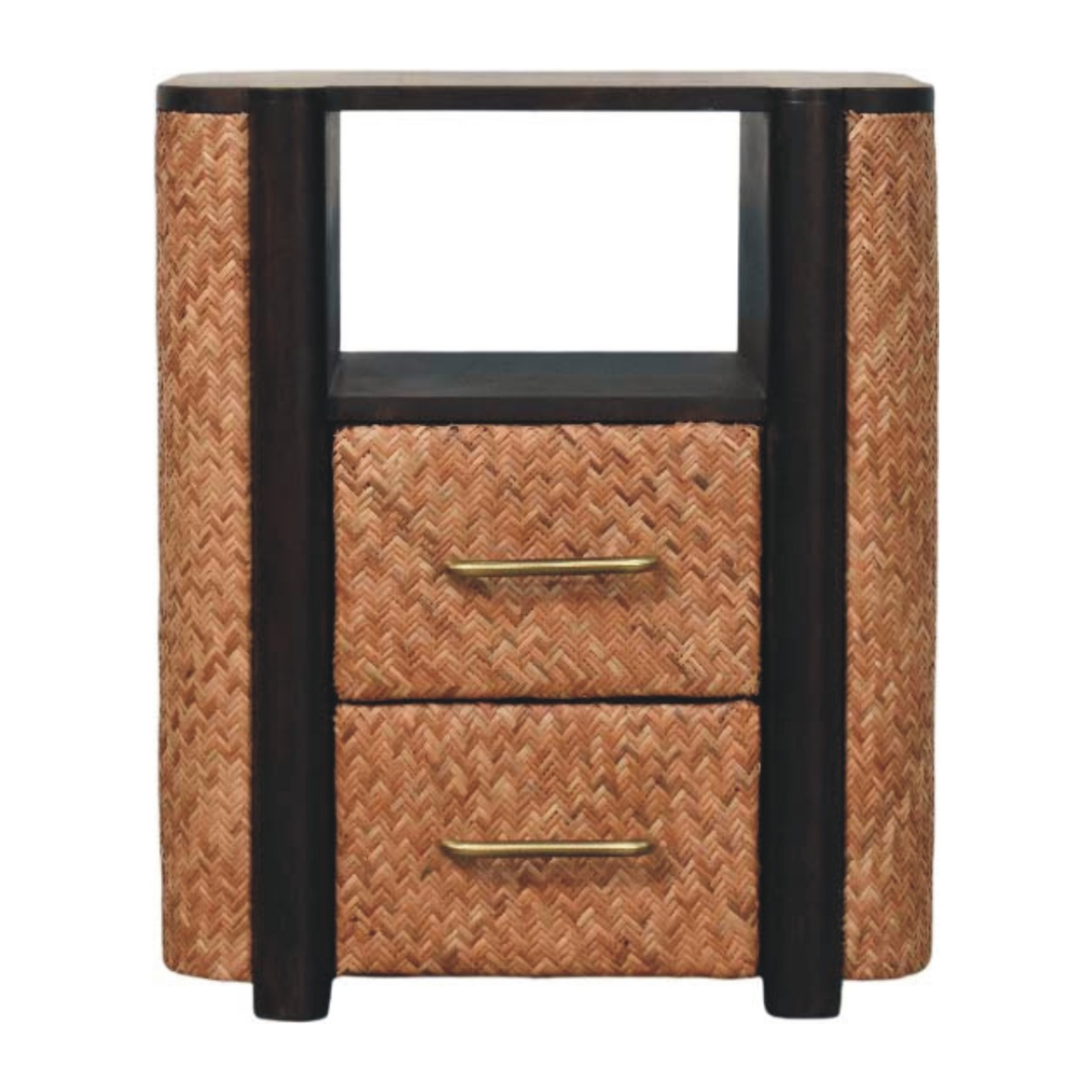 cortex-london-windsor-rattan-mango-wood-two-drawer-nightstand