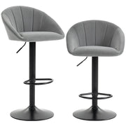 HOMCOM stool counter backs