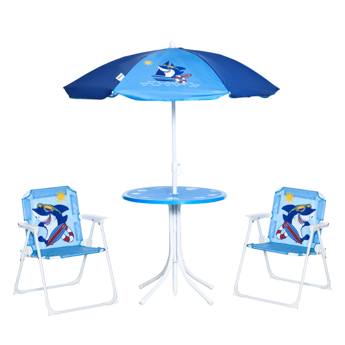 cortex-london-york-shark-kids-foldable-garden-set-blue