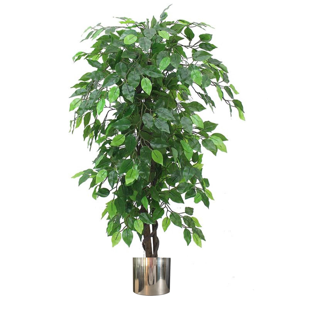 cortex-london-york-ficus-tree-120cm-silver-metal-planter