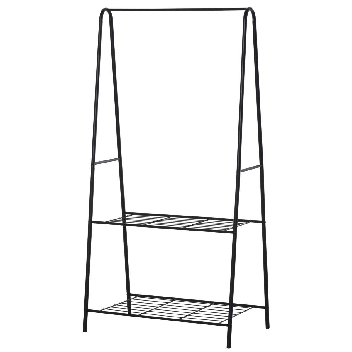 cortex-london-york-a-shaped-black-steel-clothes-rack-two-tier