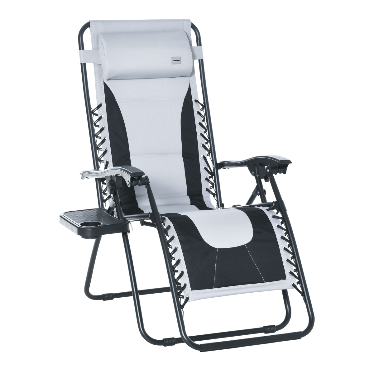 cortex-london-windsor-zero-gravity-folding-recliner-cup-holder-adjustable-light-grey