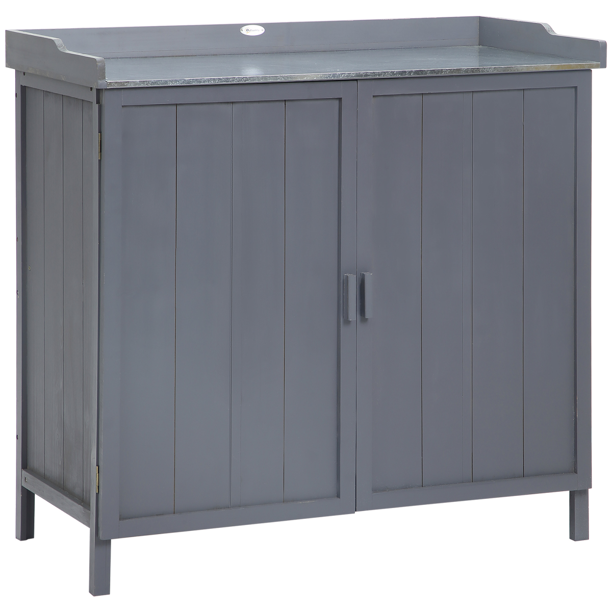 cortex-london-kensington-galvanised-grey-garden-storage-cabinet-potting-bench-table