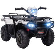 cortex-london-windsor-kids-12v-electric-quad-bike-led-headlights-music-white