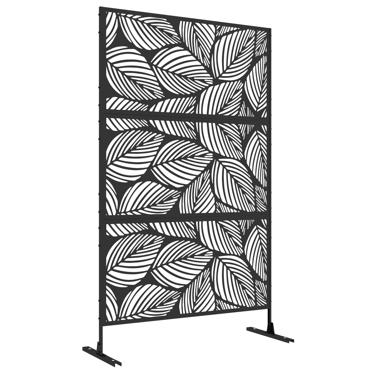 cortex-london-kensington-leaf-steel-outdoor-privacy-screen-panel
