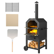 cortex-london-windsor-outdoor-pizza-oven-charcoal-grill-black-rain-cover-shelf-wheels