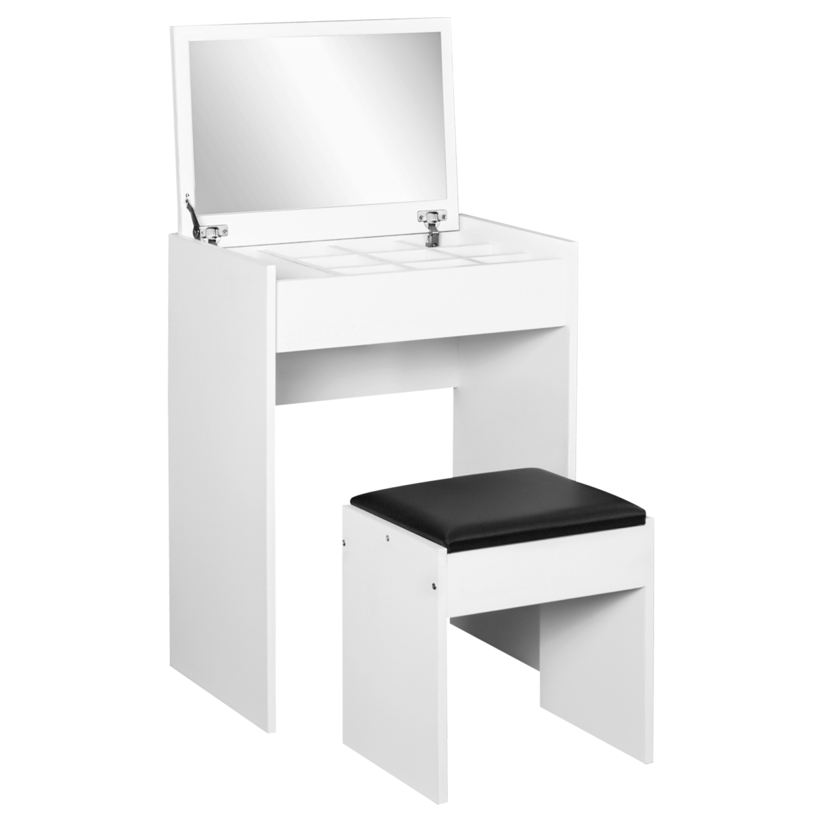 cortex-london-windsor-white-dressing-table-set-flip-up-mirror-padded-stool