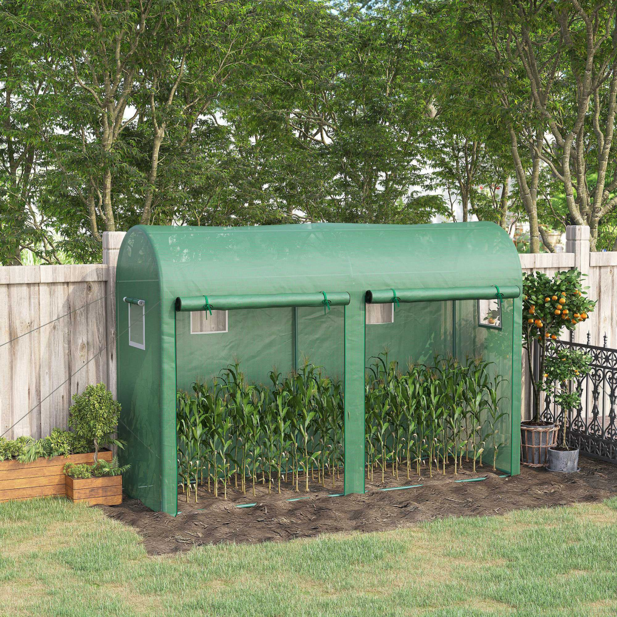 cortex-london-windsor-mini-walk-in-greenhouse-green-steel-pe-cover