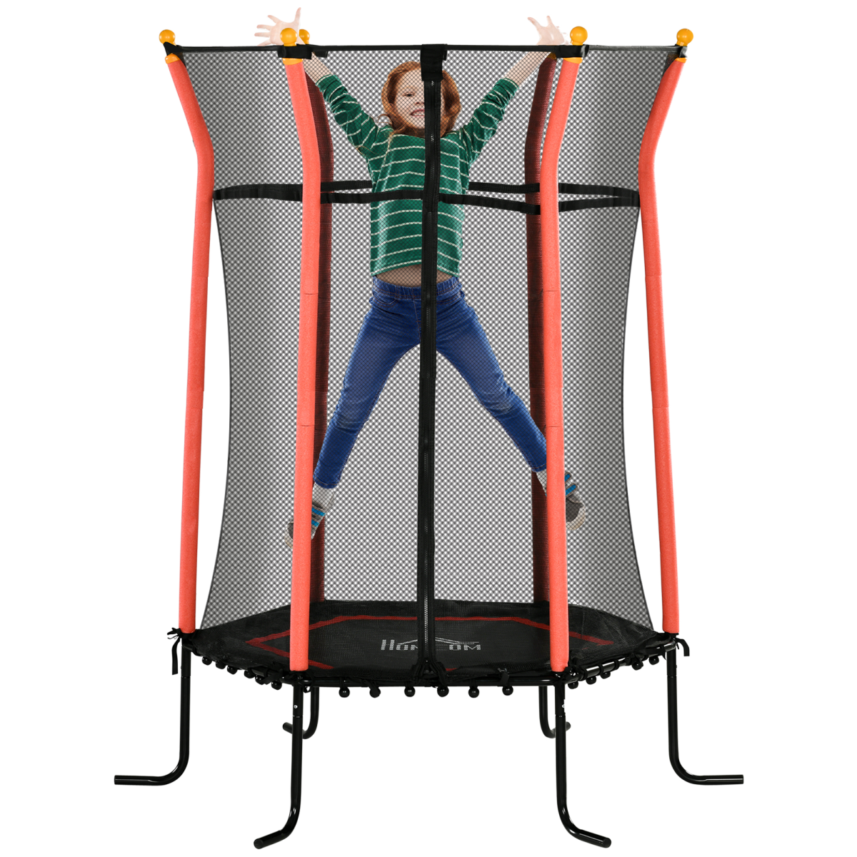 cortex-london-windsor-kids-trampoline-safety-enclosure-red