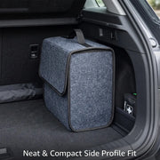 4PCS Car Boot Organiser Felt Storage Box Non-Slip Foldable Trunk Bag UK Stock
