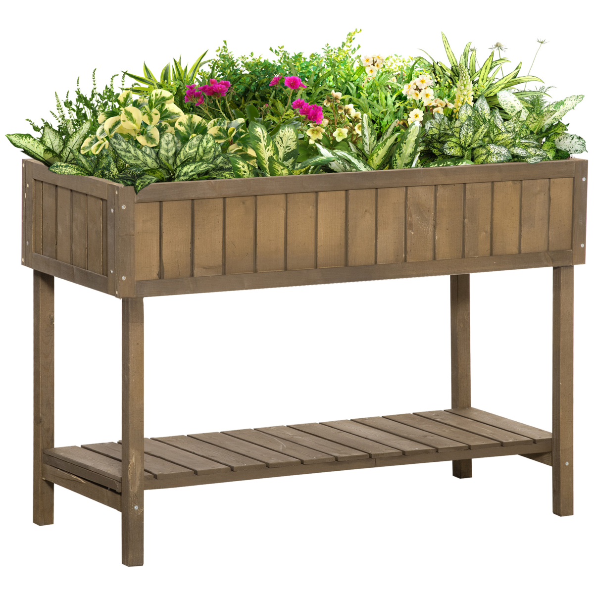 cortex-london-windsor-wooden-raised-garden-plant-stand-eight-boxes-brown