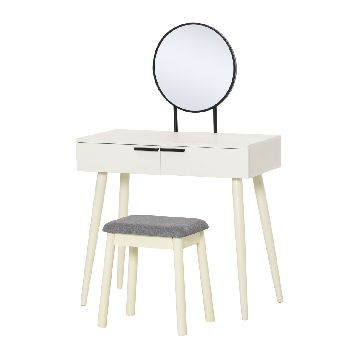cortex-london-kensington-white-dressing-table-round-mirror-stool