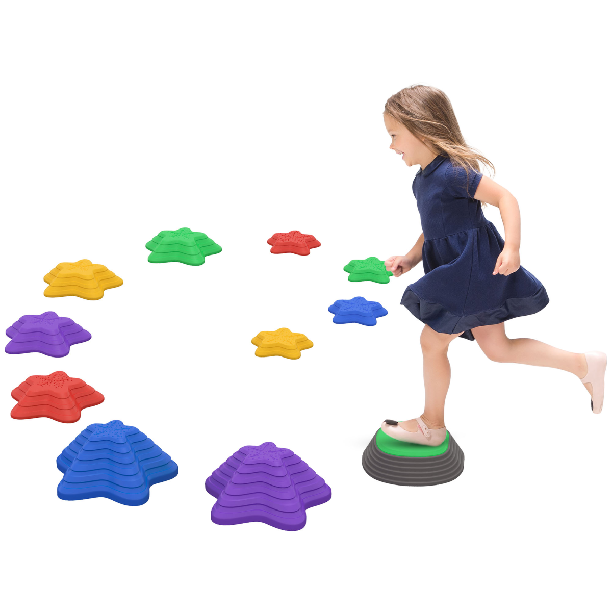 cortex-london-windsor-kids-balance-stepping-stones-11-piece-multicoloured