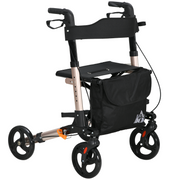 cortex-london-windsor-gold-tone-four-wheel-rollator-walker-seat-bag