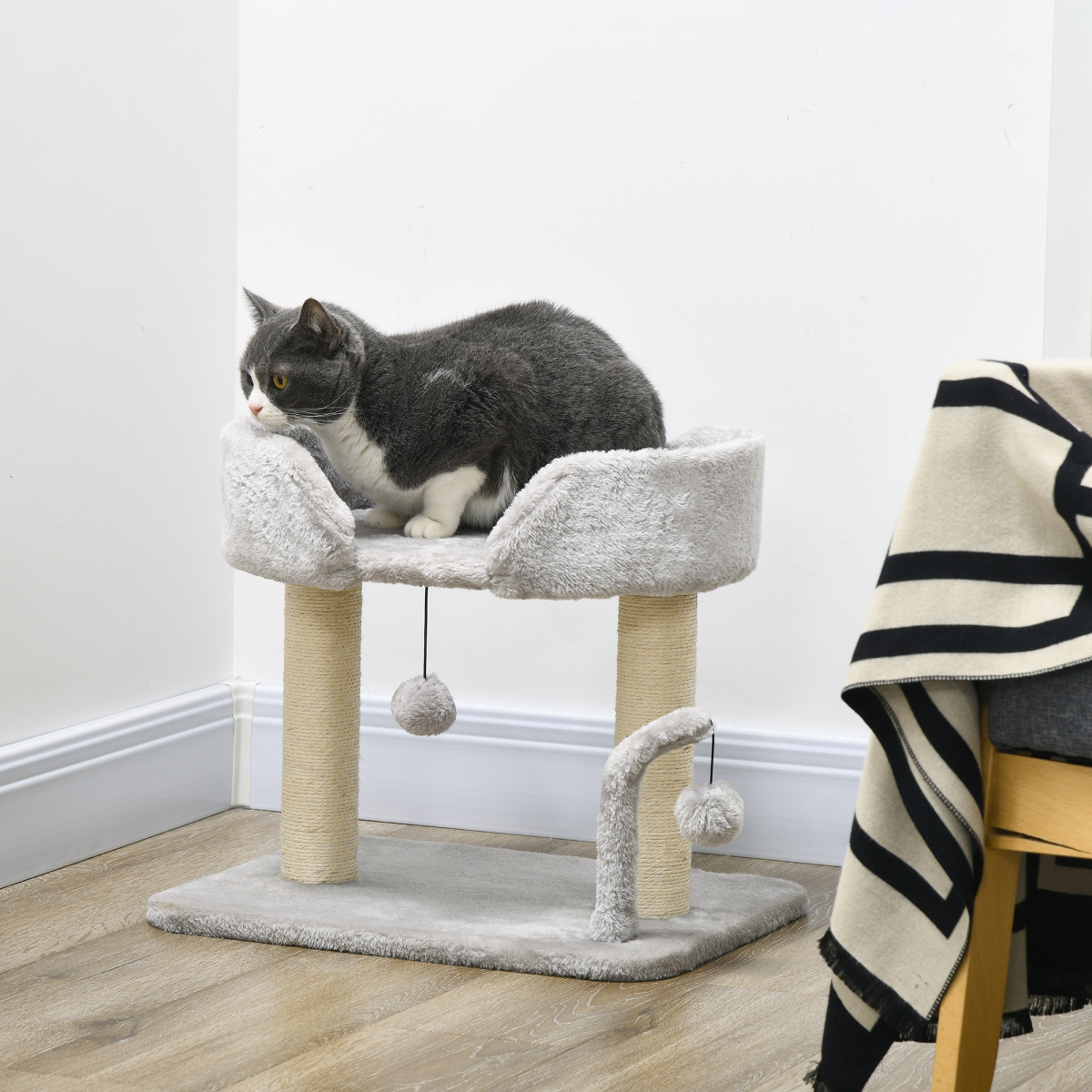 cortex-london-york-cat-tree-light-grey-cream-white-sisal-scratching-posts