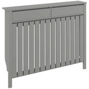 HOMCOM 93 x 119cm Modern Radiator Cover - Grey