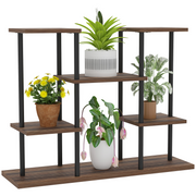 cortex-london-york-four-tier-metal-flower-shelf-rack-carbonised-finish