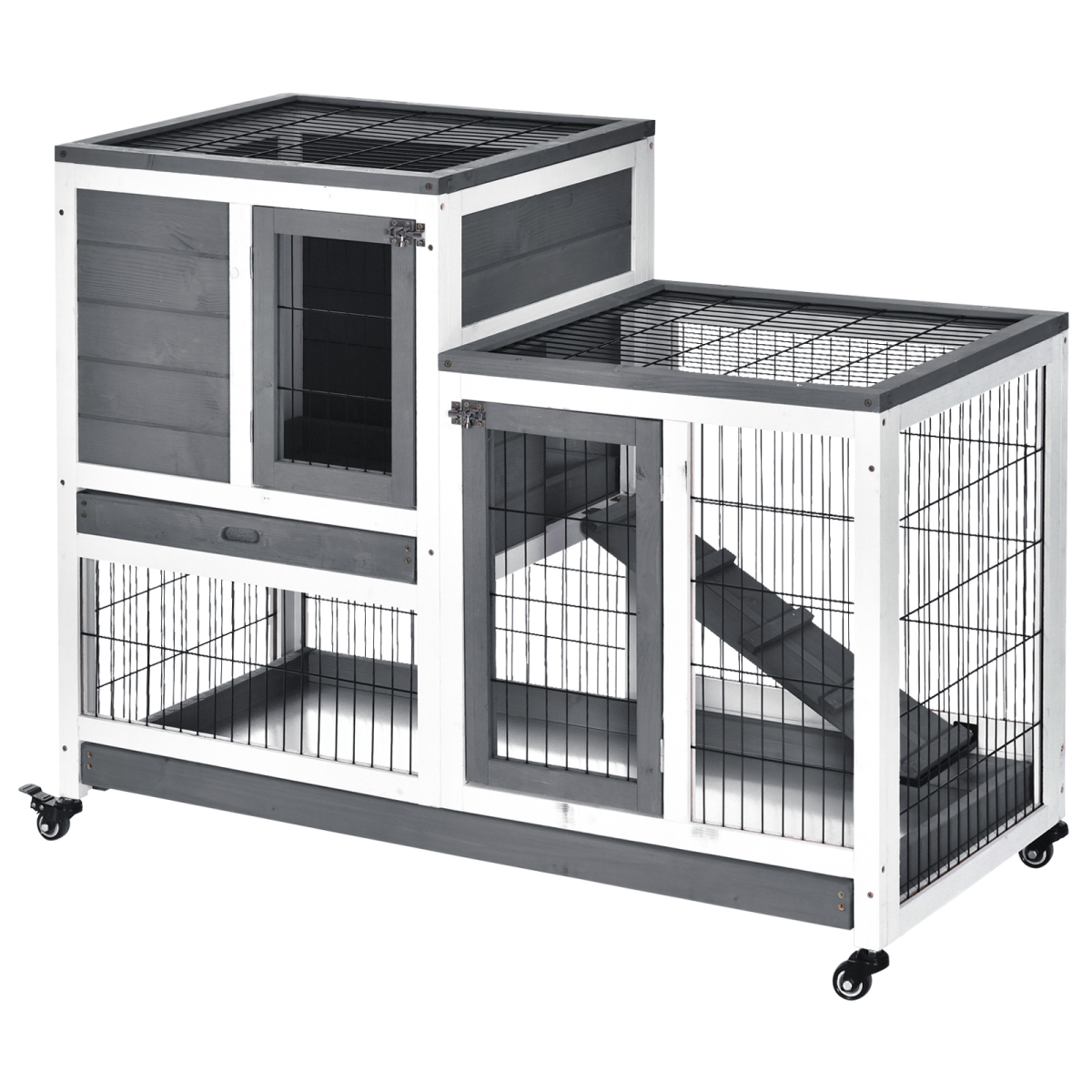 cortex-london-windsor-fir-wood-indoor-rabbit-hutch-cage-wheels