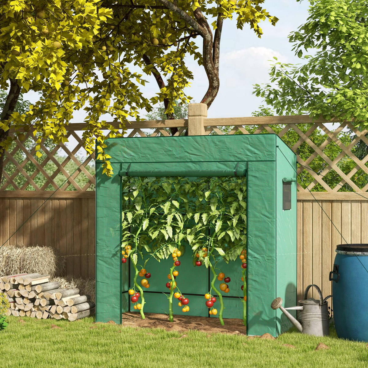 cortex-london-kew-mini-walk-in-greenhouse-green-polyethylene-steel
