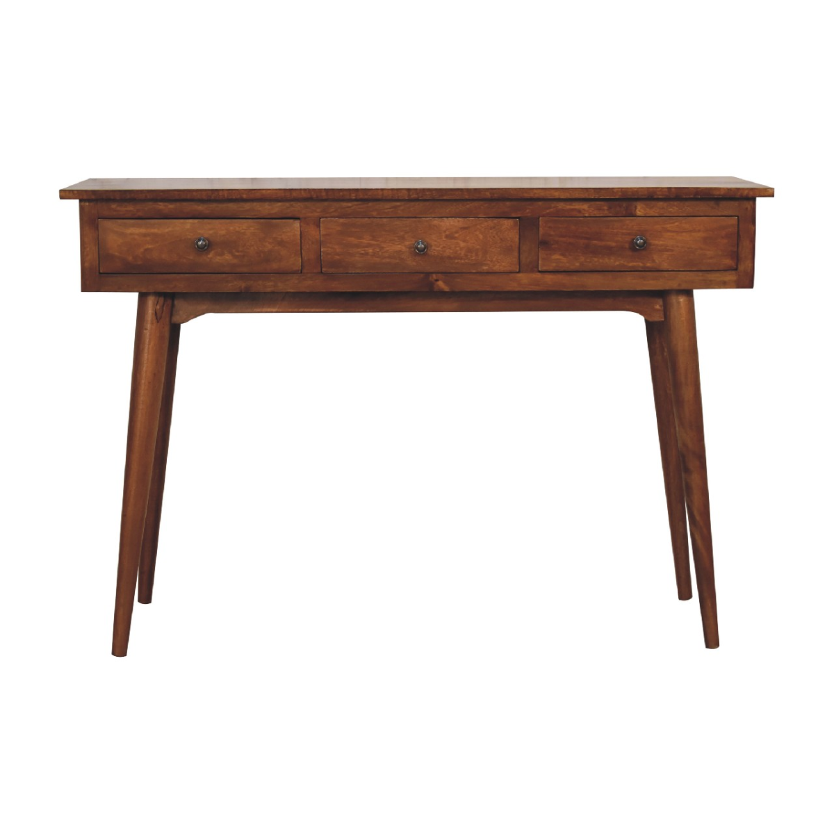 cortex-london-york-chestnut-mango-wood-three-drawer-console-table