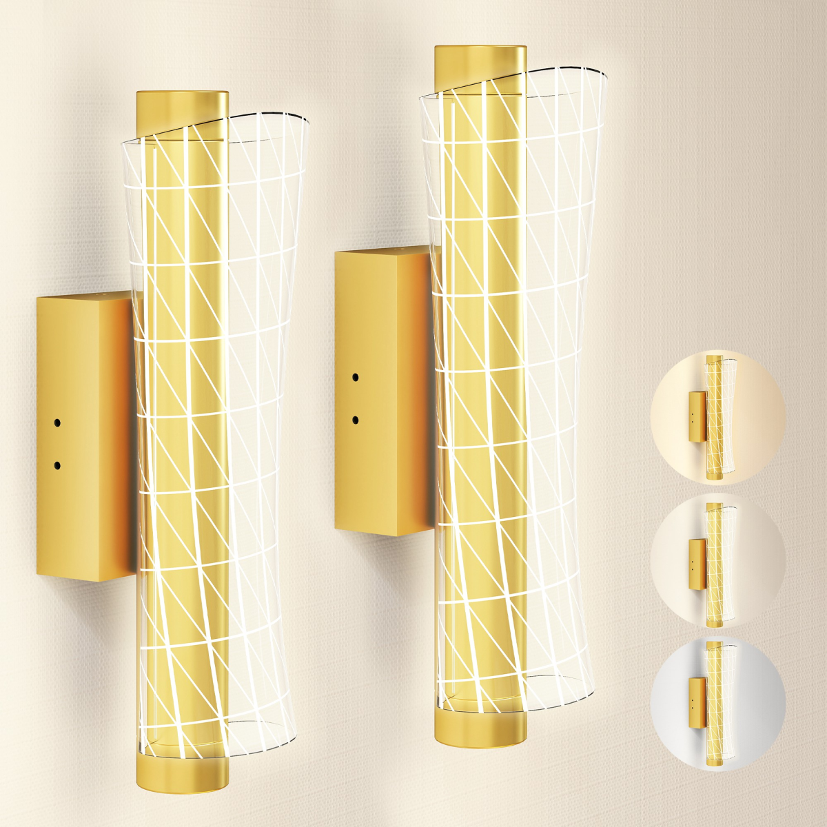 cortex-london-windsor-geometric-gold-tone-led-wall-lights-two-pack