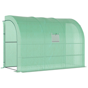 cortex-london-kew-green-walk-in-greenhouse-with-3-tier-shelves-green-300x150x213-cm
