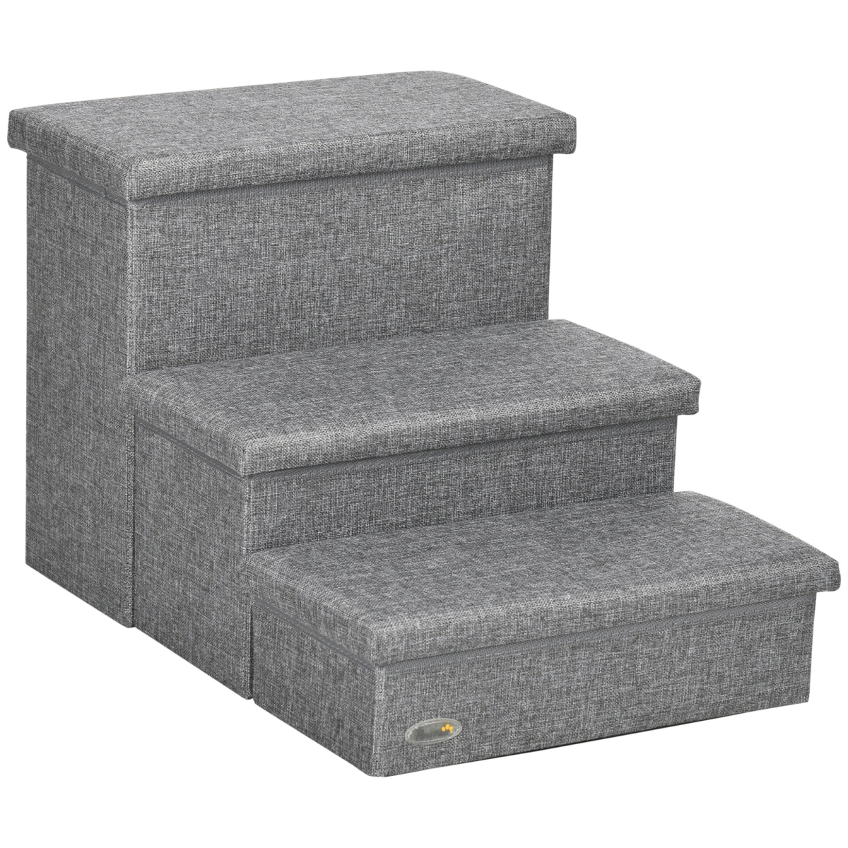 cortex-london-windsor-pawhut-3-step-pet-stairs-storage-light-grey