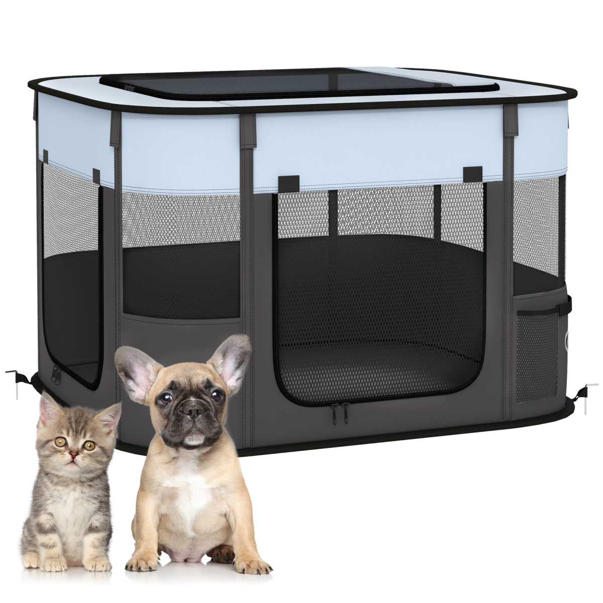 cortex-london-windsor-portable-pet-playpen-grey