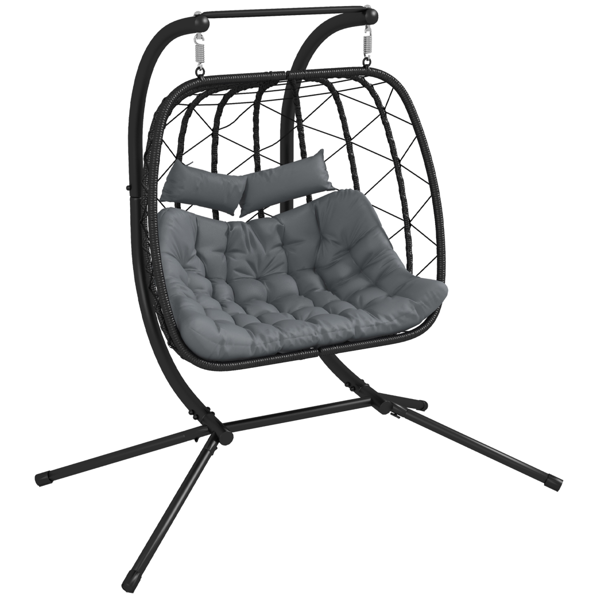 cortex-london-windsor-black-pe-rattan-hanging-swing-chair