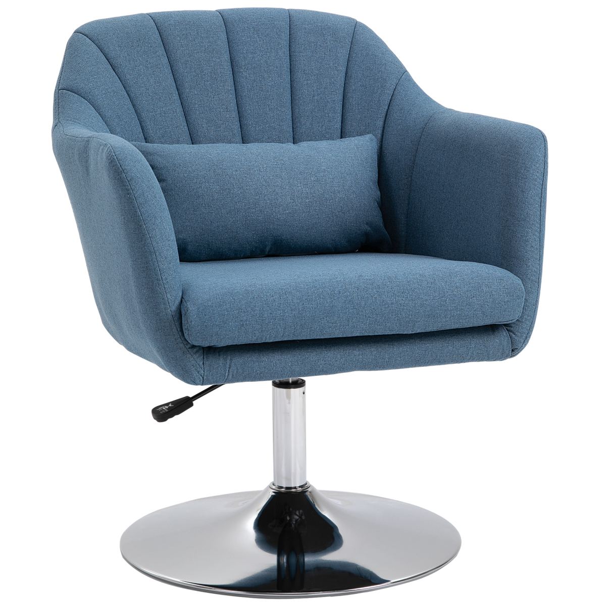 cortex-london-homcom-blue-linen-swivel-tub-chair-steel-frame