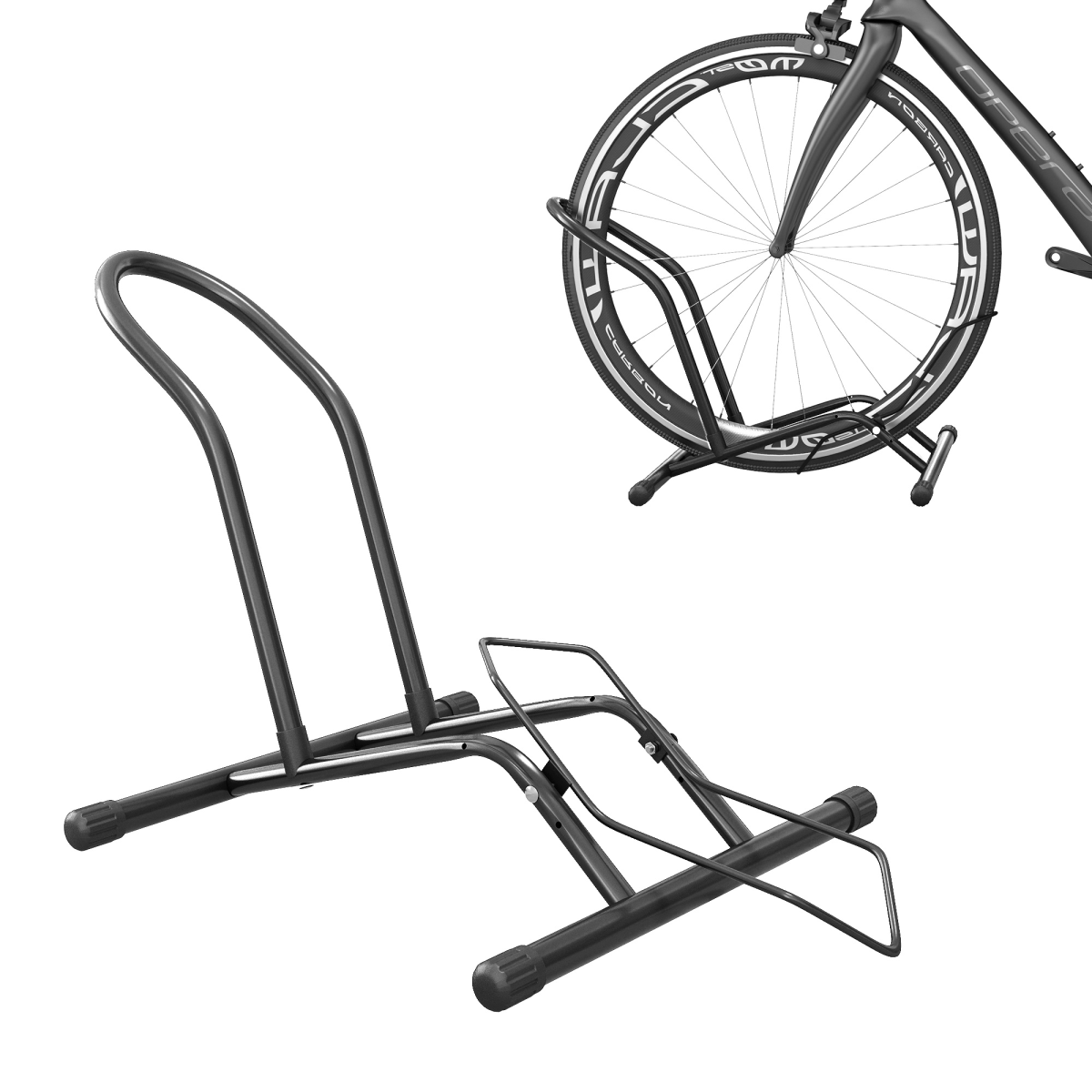 cortex-london-windsor-steel-bike-stand-black-indoor-bicycle-storage-rack