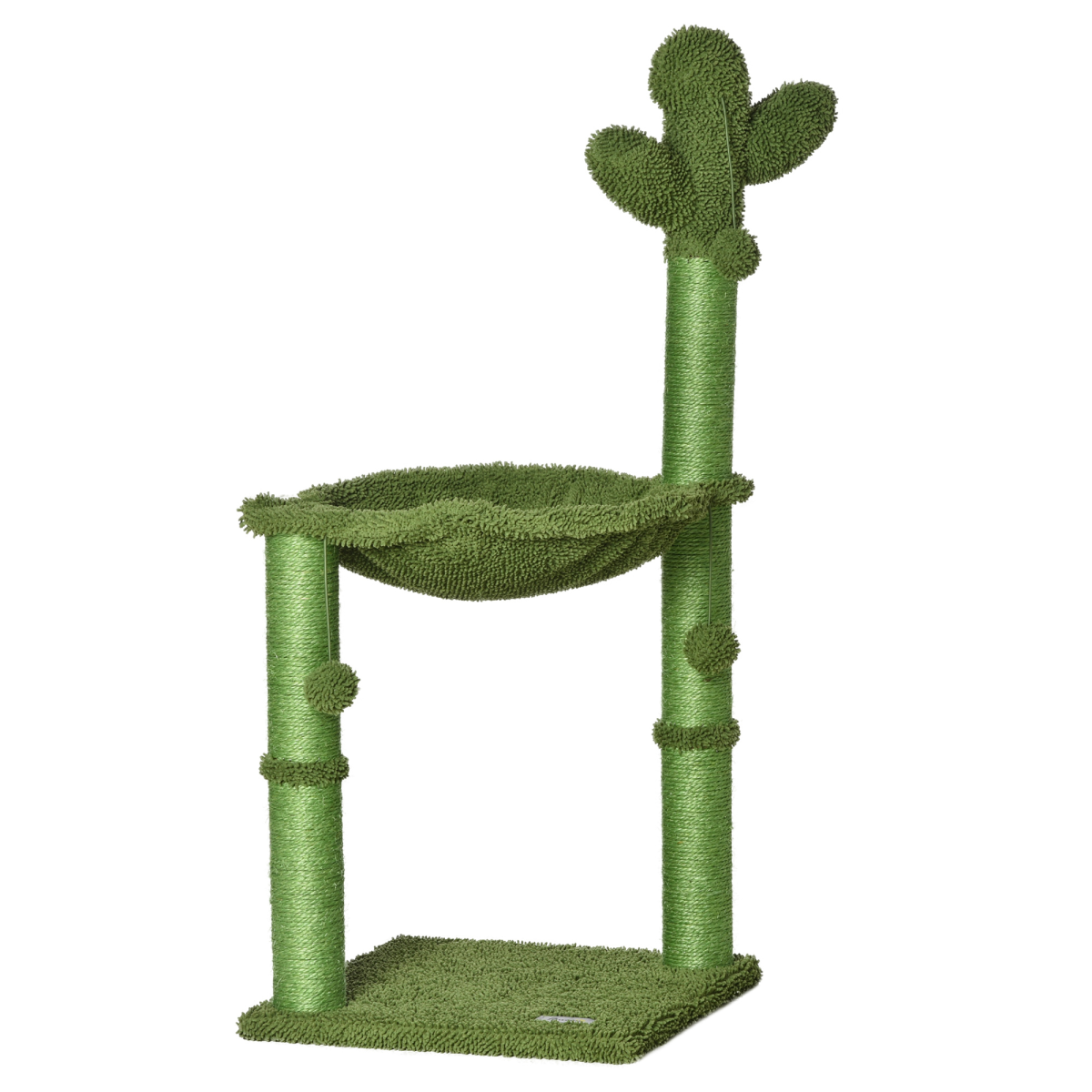 cortex-london-kew-green-cactus-cat-tree-hammock-sisal-scratching-posts