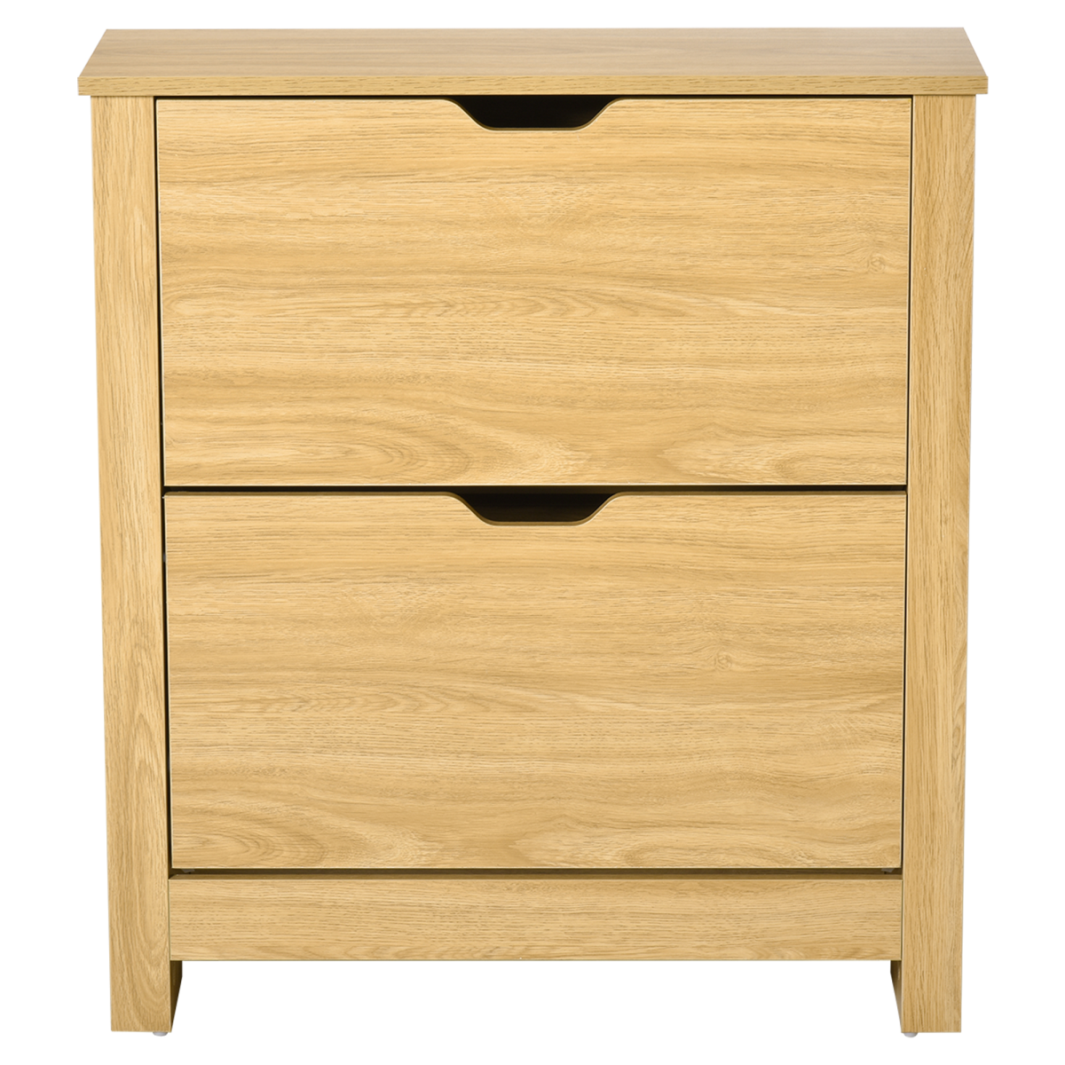 cortex-london-york-brown-12-shoe-storage-cabinet-two-drawers-four-shelves-four-legs